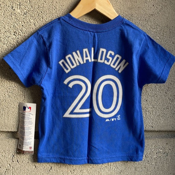 🆕 MLB Blue Jays 4T “Donaldson” Short Sleeve NWT - Picture 6 of 7